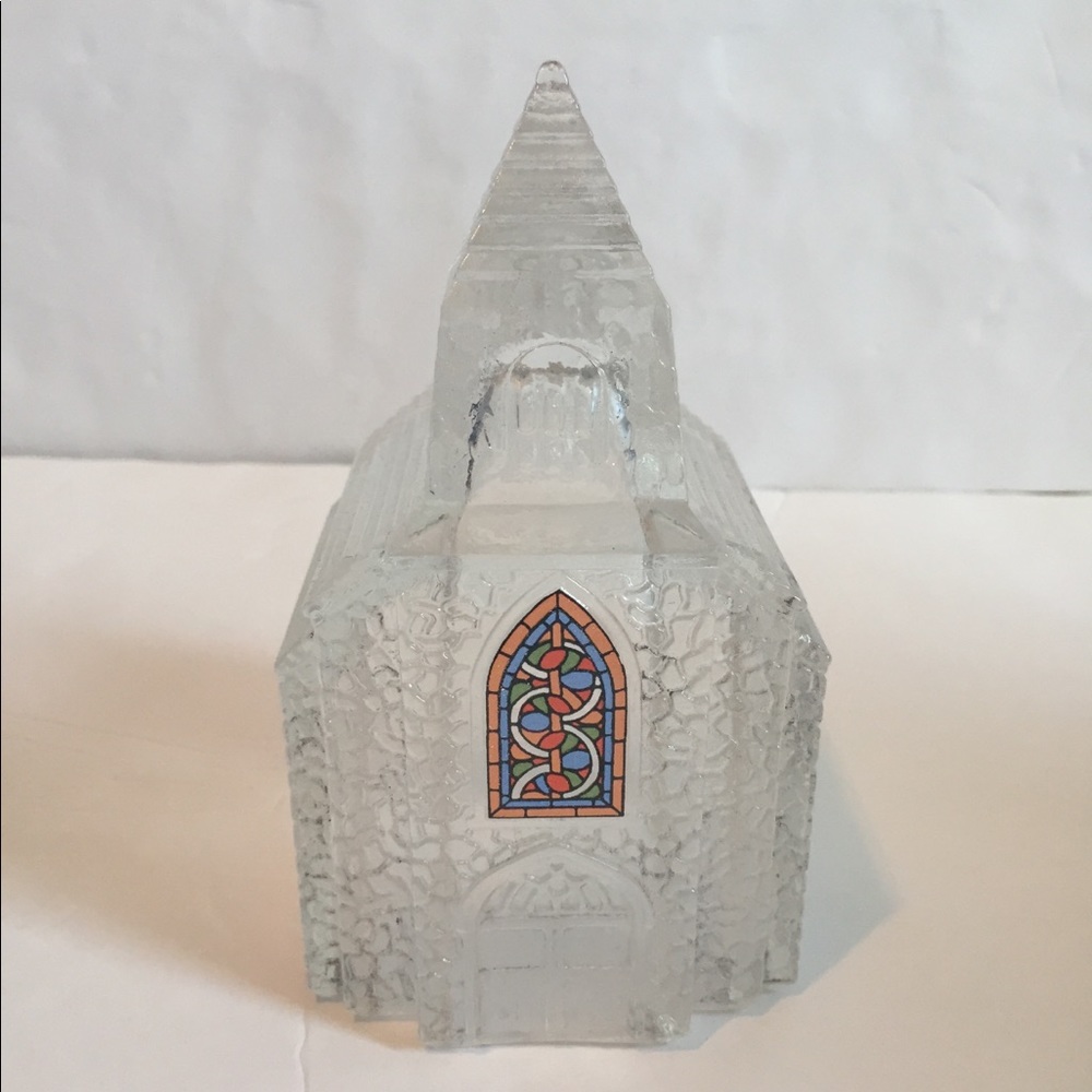 Brand new Avon Silent night crystal church